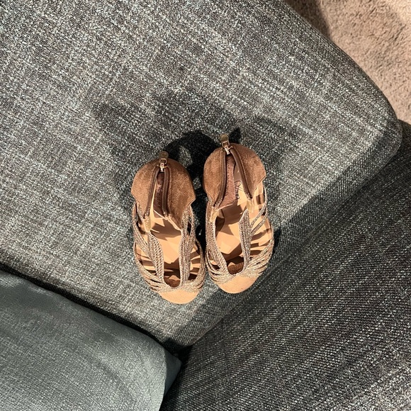 Azura Leather/Suede Sparkle Heels - Picture 3 of 4